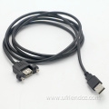 OEM USB-2.0/3.0 Panel Mount Cable Screw Locking